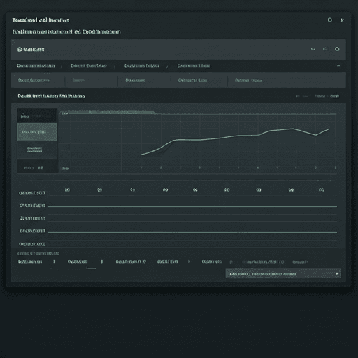 Technical dashboard showing fleet performance metrics and energy consumption trends