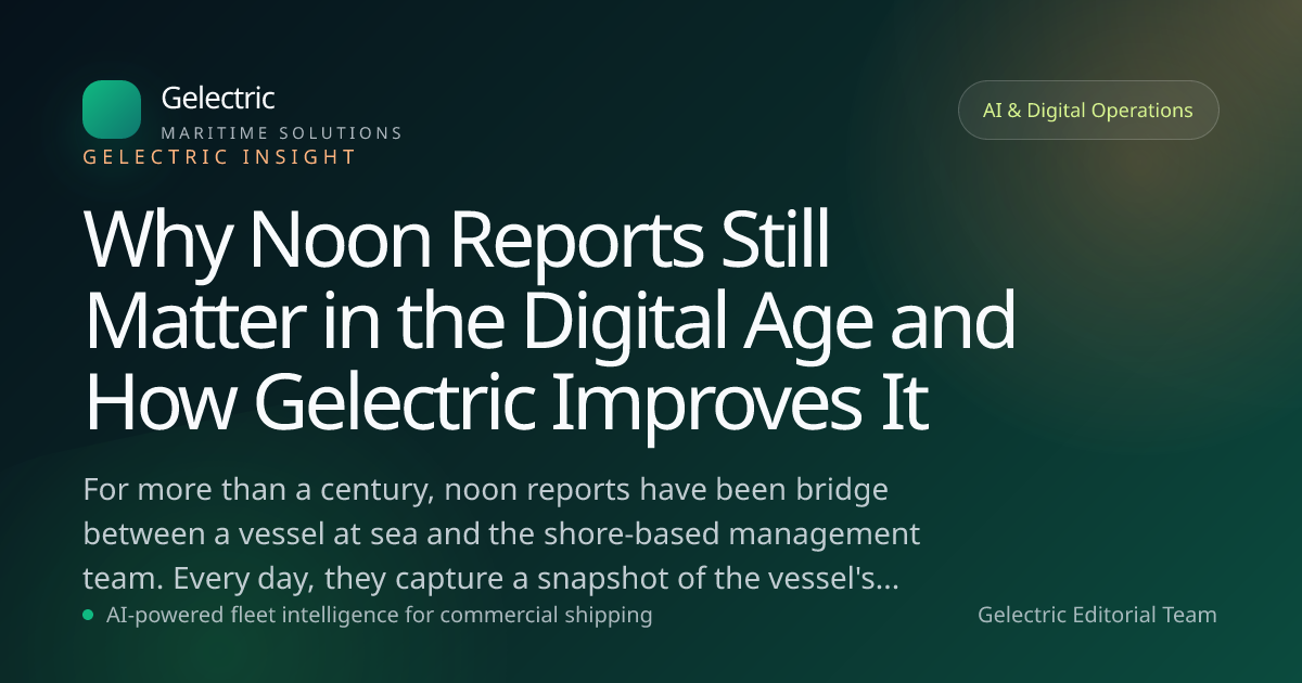 Why Noon Reports Still Matter in the Digital Age and How Gelectric ...